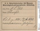 Etiketten zu Schwefel (NHMW-MIN-Al296)